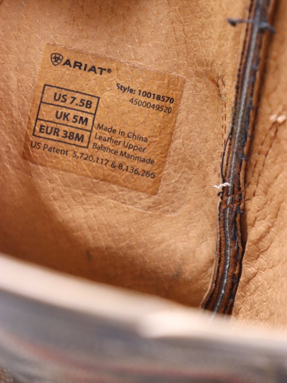 Ariat Autry Western Boots Women’s Size 7.5 B Brown Leather Embroidered 10018570 - Picture 3 of 10